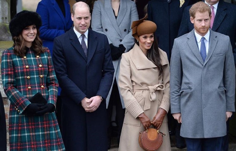 キャサリン妃＆メーガンさん、ますます仲良しに！（画像は『Kensington Palace　2017年12月25日付Instagram「This morning the Duke and Duchess of Cambridge, Prince Harry and Ms. Meghan Markle joined members of the Royal Family for the Christmas Day Service at Sandringham.」』のスクリーンショット）
