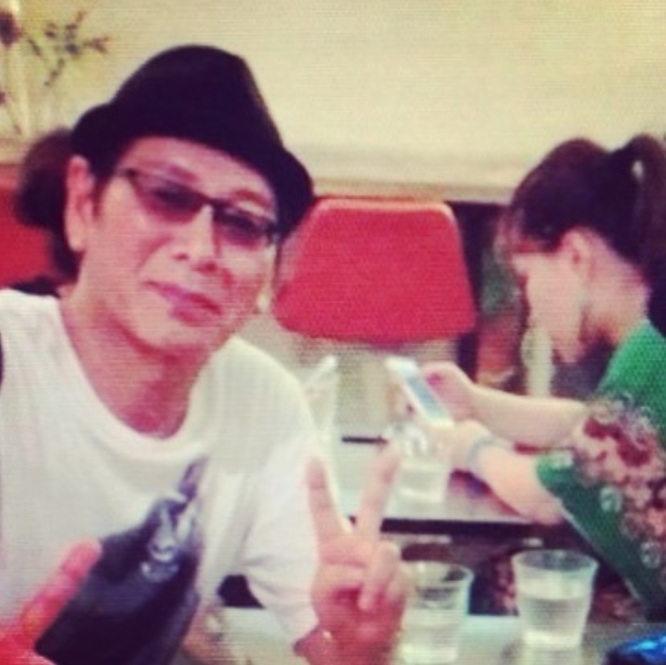 4年くらい前の大杉漣さん（画像は『naoko nozawa　2018年2月23日付Instagram「大好きな俳優さんでした。」』のスクリーンショット）