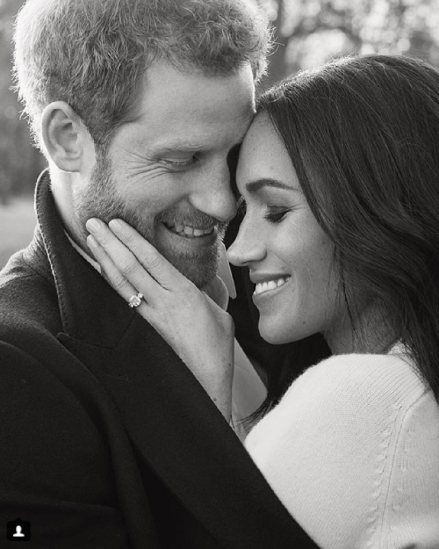 ロイヤルウェディングに期待高まる（画像は『Kensington Palace　2017年12月21日付Instagram「Prince Harry and Ms. Meghan Markle have chosen to release this official portrait photograph to mark their engagement.」（photographer ＠alexilubomirski）』のスクリーンショット）