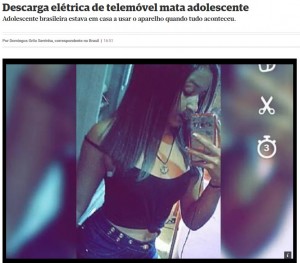【海外発！Breaking News】スマホ充電中にイヤホンを使用した17歳少女が感電死（ブラジル）