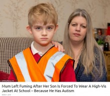【海外発！Breaking News】自閉症児童に蛍光色の“警告”ベストを着用させた小学校　母親は激怒（英）