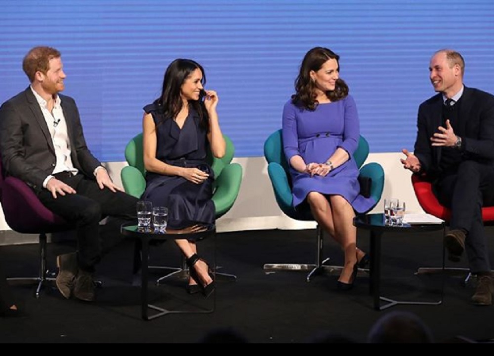 メーガンさんとの挙式を控えるヘンリー王子（左）（画像は『Kensington Palace　2018年2月28日付Instagram「Today, The Duke and Duchess of Cambridge, Prince Harry and Ms. Meghan Markle attended the inaugural Royal Foundation Forum.」』のスクリーンショット）