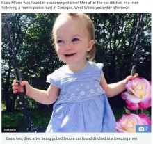 【海外発！Breaking News】誕生日目前の悲劇　2歳女児が車ごと川に転落（英）