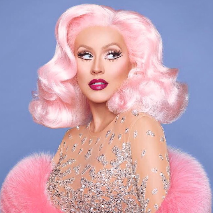 傲慢な態度を暴露されたクリスティーナ・アギレラ（画像は『Christina Aguilera　2018年3月23日付Instagram「Hang on to your wigs... Season X of ＠RuPaulsDragRace is on now!」』のスクリーンショット）