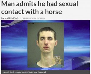 【海外発！Breaking News】20歳ホームレスの男が他人の馬を縛って性的暴行（米）