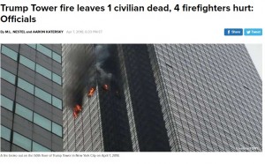 【海外発！Breaking News】NYトランプ・タワー鎮火で消防隊員を労うより先に…トランプ氏が利己主義な本音