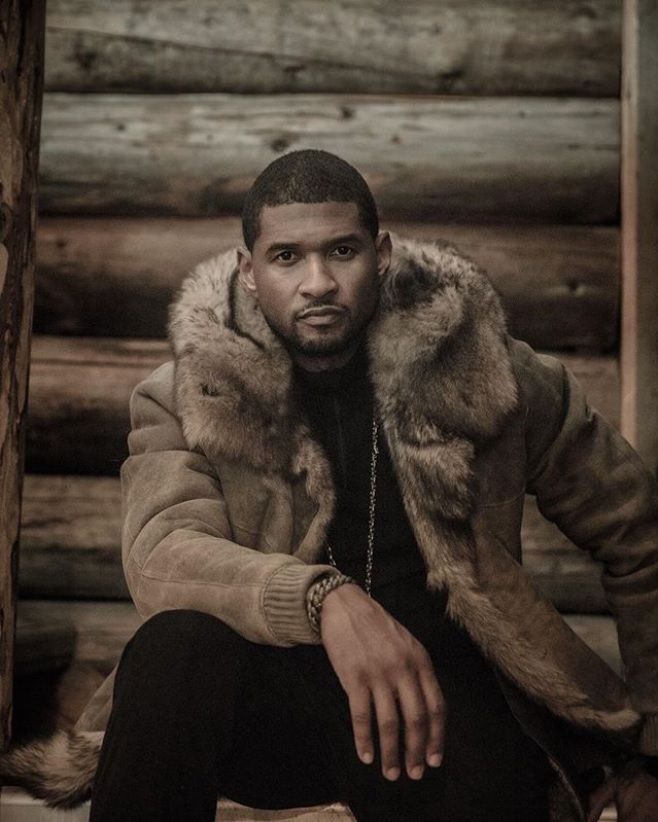 アッシャーの自宅が強盗被害に（画像は『Usher　2018年1月31日付Instagram「＠peterruprecht」』のスクリーンショット）