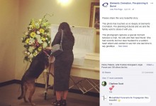 【海外発！Breaking News】亡き飼い主の棺をのぞき込み、最期の別れを告げた犬（カナダ）