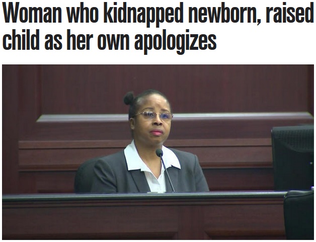 20年前に病院から女児を誘拐した女、法廷へ（画像は『CBS News　2018年5月4日付「Woman who kidnapped newborn, raised child as her own apologizes」』のスクリーンショット）
