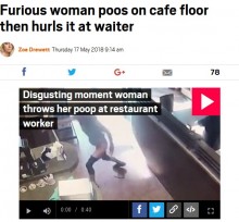 【海外発！Breaking News】カフェ内のトイレ使用を断られた女、従業員の目の前で排泄（カナダ）