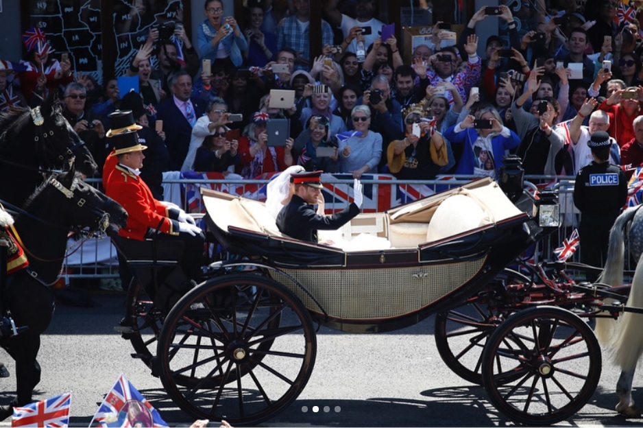 英ヘンリー王子＆メーガンさん挙式後のパレードにて　ロイヤルファミリーの経済効果は絶大！（画像は『Kensington Palace　2018年5月18日付Instagram「How are you celebrating the ＃RoyalWedding?」』のスクリーンショット）