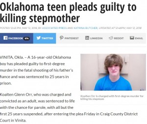 【海外発！Breaking News】虐待被害を訴えた14歳少年、父親の再婚相手を銃殺　泣き顔のマグショットなぜ（米）