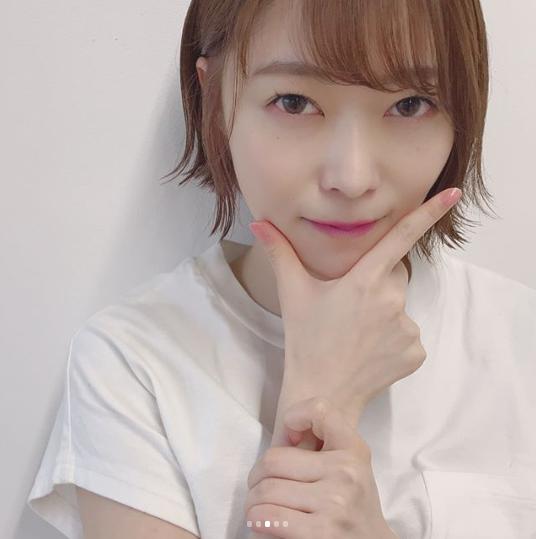 髪をショートにした頃の指原莉乃（画像は『Rino Sashihara　2018年6月5日付Instagram「今回、サロモ初体験の莉乃ちゃん！」』のスクリーンショット）