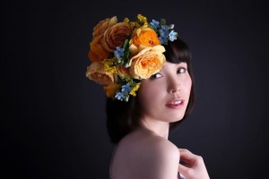 【エンタがビタミン♪】尼神インター誠子、生花を頭に飾り大変身　「ほんこん」から「道重さゆみ」へ
