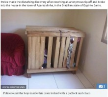 【海外発！Breaking News】仕事に出ている間、3歳双子を狭い木箱に閉じ込めていた両親（ブラジル）