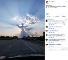 【海外発！Breaking News】天使のような雲　米テキサス州の上空に現れる