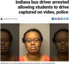【海外発！Breaking News】児童3人にバスの運転　スクールバス運転手を逮捕（米）