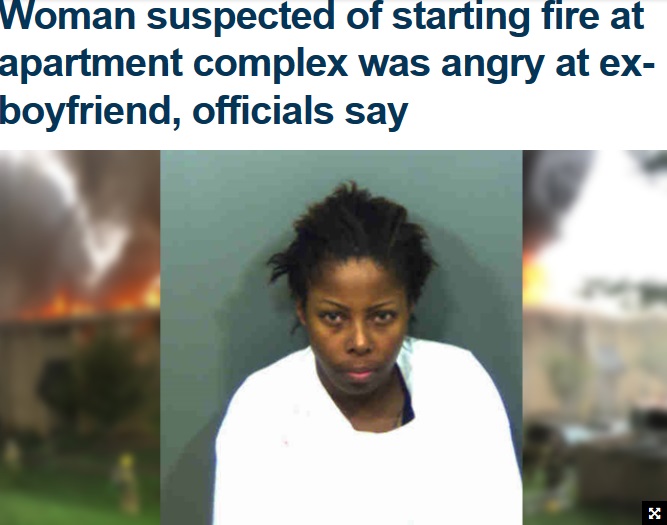 仕返しのために元カレの住むアパートに放火した女（画像は『Fox 5 DC　2018年10月7日付「Woman suspected of starting fire at apartment complex was angry at ex-boyfriend, officials say」（fox5dc.com staff）』のスクリーンショット）