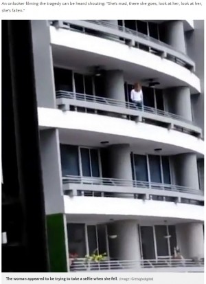 【海外発！Breaking News】27階のバルコニーで自撮り中の女性が転落死　消防署「自撮りのために命のリスクを負わないで」（パナマ）