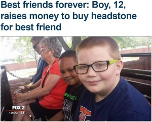 【海外発！Breaking News】亡き親友の墓を買うため働く12歳少年（米）
