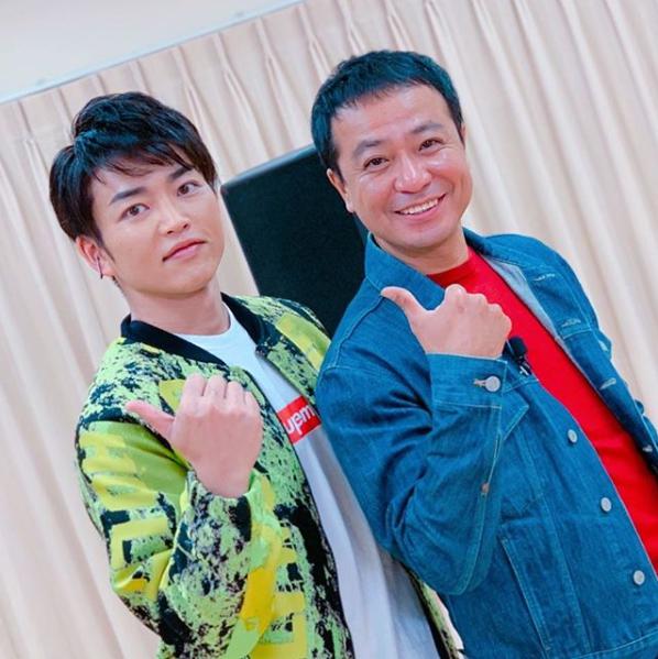 KENZOと中山秀征（画像は『ヒデちゃん　2018年12月2日付Instagram「KENZOさん」』のスクリーンショット）