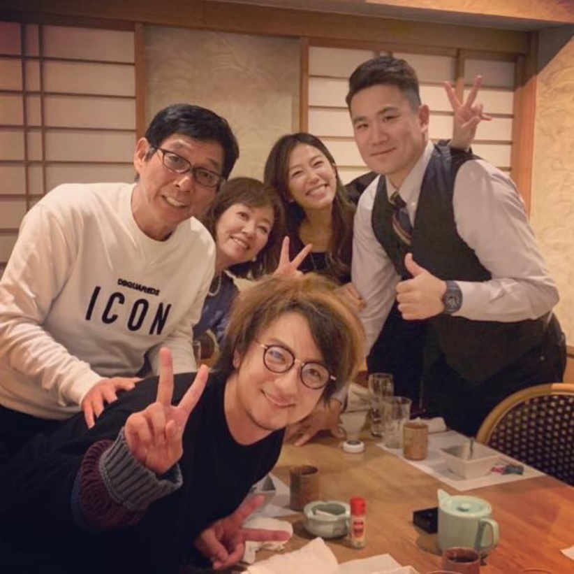 上地雄輔と里田まいの姿に「ヘキサゴン！」の声も（画像は『Masahiro Tanaka　2018年12月24日付Instagram「いつも楽しい時間をありがとうございます」』のスクリーンショット）