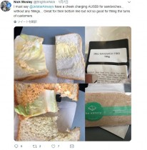 【海外発！Breaking News】ジェットスター機内でレタス1枚のサンドイッチを700円で販売