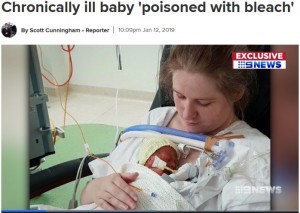 【海外発！Breaking News】病抱える1歳男児のチューブに漂白剤　殺害を試みた母（豪）