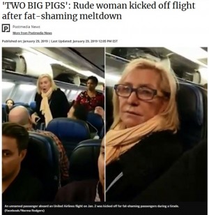 【海外発！Breaking News】ユナイテッド航空、肥満の乗客に挟まれ苦情を言った女性客を降機させる（米）＜動画あり＞