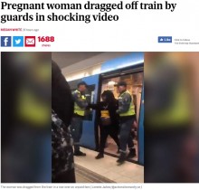 【海外発！Breaking News】臨月の黒人妊婦、警備員2人に電車から引きずり降ろされる（スウェーデン）