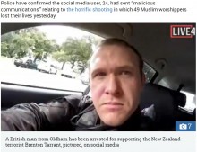 【海外発！Breaking News】FacebookでNZ銃撃犯を支持するコメント　投稿した男を英警察が逮捕