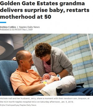 【海外発！Breaking News】閉経と診断された50歳女性、まさかの出産　「妊娠するなんて思ってもいなかった」（米）