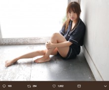 【エンタがビタミン♪】松村香織、SKE48卒業前の“くびれ”ショット公開も「もっと身体を絞らないと…」