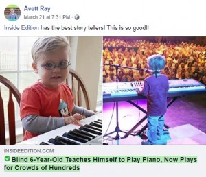 【海外発！Breaking News】視覚障害の6歳児、難曲『ボヘミアン・ラプソディ』をピアノで弾き語る姿が圧巻（米）＜動画あり＞