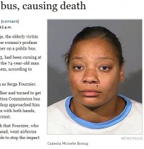 【海外発！Breaking News】「狂暴すぎる」女　高齢者をバスから突き飛ばし殺害（米）＜動画あり＞