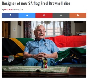 【海外発！Breaking News】南アフリカ国旗のデザイナー死去　2分で描いた「民主主義の象徴」