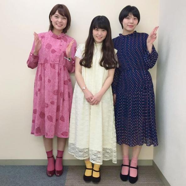 NegiccoのKaede、Nao☆、Megu（画像は『Negicco Nao☆　2019年5月5日付Instagram「マネジスタイリスト最強」』のスクリーンショット）