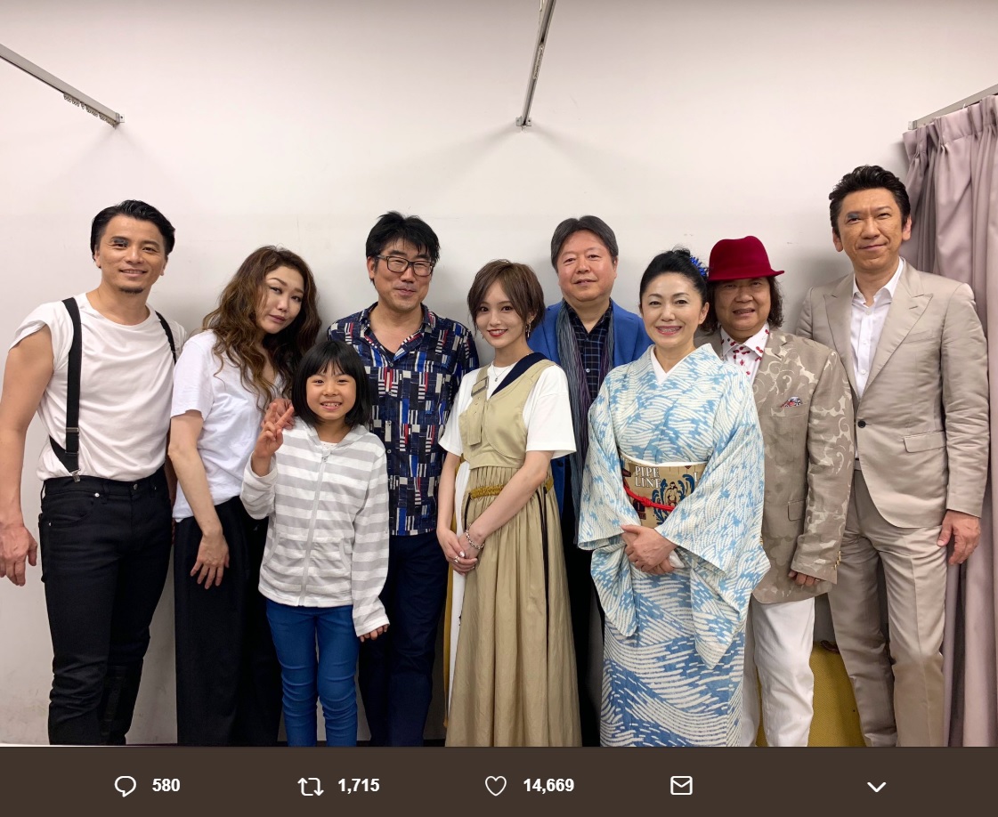 山本彩が『日比谷音楽祭』で共演した豪華アーティストたち（画像は『山本彩　2019年6月1日付Twitter「今日は「＃日比谷音楽祭」に参加させて頂きました。」』のスクリーンショット）
