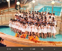 【エンタがビタミン♪】AKB48が豪華客船でヒットメドレー　『テレ東音楽祭』の“水オチ”にファン「飛び込み選抜ナイス」