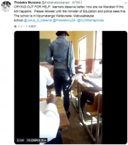【海外発！Breaking News】生徒の試験中、銃を手に監視する教師　南アフリカの高校で＜動画あり＞