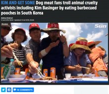 【海外発！Breaking News】“犬食反対”集会のそばで、食用犬農家らが犬肉を食べて抗議（韓国）＜動画あり＞