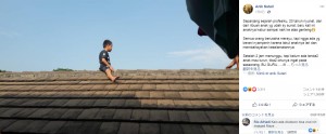 【海外発！Breaking News】割礼が「イヤ」　5歳男児、屋根の上に2時間居座る（インドネシア）