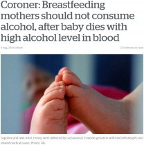 【海外発！Breaking News】授乳後に死亡した乳児　母親は前日の大量飲酒が明らかに（ニュージーランド）