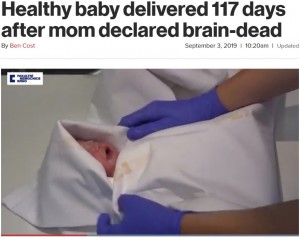 【海外発！Breaking News】脳死した27歳妊婦、117日後に元気な女の子を出産（チェコ）＜動画あり＞