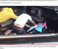 【海外発！Breaking News】NY地下鉄駅で父親が娘を抱えて電車に飛び込み即死　娘は奇跡的に軽傷＜動画あり＞