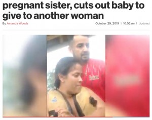 【海外発！Breaking News】妊娠中の姉を殺害した13歳妹、胎児を取り出して他人に渡す（ブラジル）