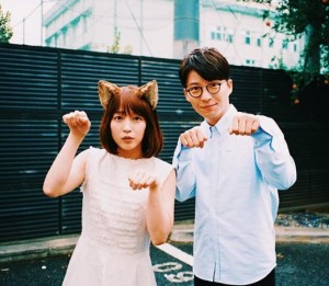 “どんぎつね”の吉岡里帆と星野源（画像は『Gén Hoshino 星野源　2019年11月11日付Instagram「どんぎつねさんと。」』のスクリーンショット）