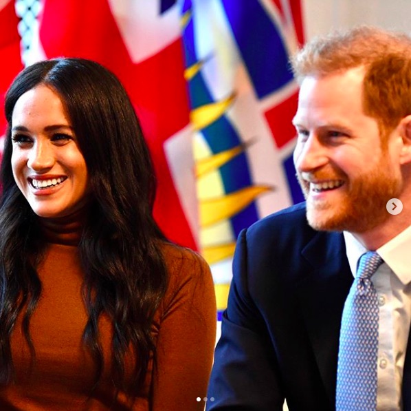 自分たちの希望がほぼ全面的に受け入れられる形になったヘンリー王子夫妻（画像は『The Royal Family　2020年1月8日付Instagram「The Duke and Duchess of Sussex visited Canada House yesterday, the home of Canada’s High Commission in London.」』のスクリーンショット）