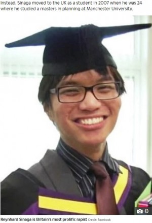 【海外発！Breaking News】イギリスで同性約200人に性的暴行、インドネシア人留学生（36）の素顔とは