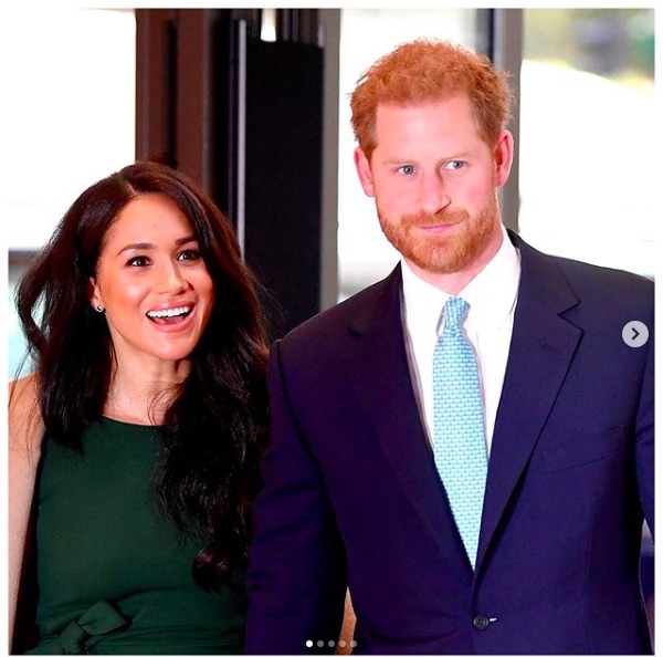 カナダ政府、夫妻の警備費用負担を打ち切ることに（画像は『The Duke and Duchess of Sussex　2019年10月15日付Instagram「This evening, The Duke and Duchess of Sussex attended the annual ＃WellChildAwards in London.」』のスクリーンショット）